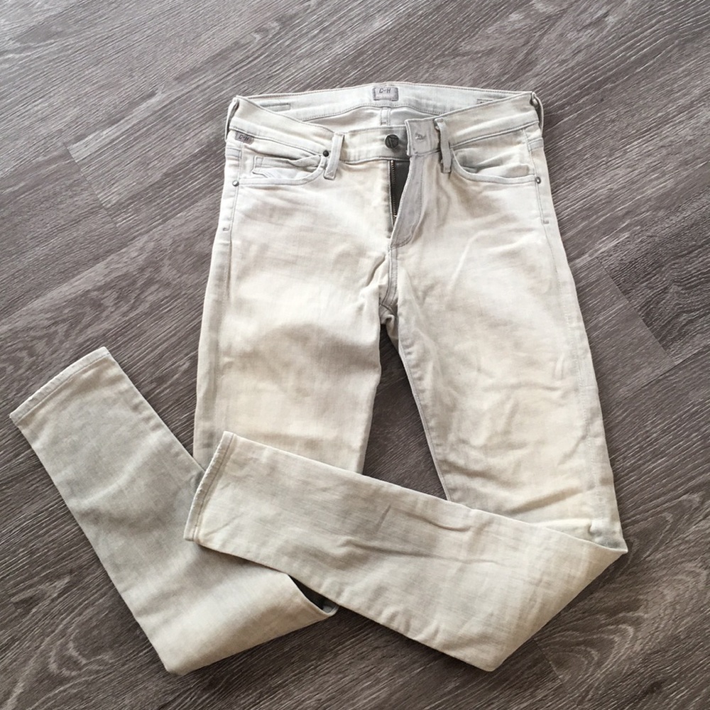 Citizens of Humanity light gray avedon jeans